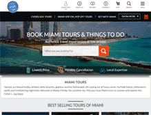 Tablet Screenshot of local-miami-tours.com